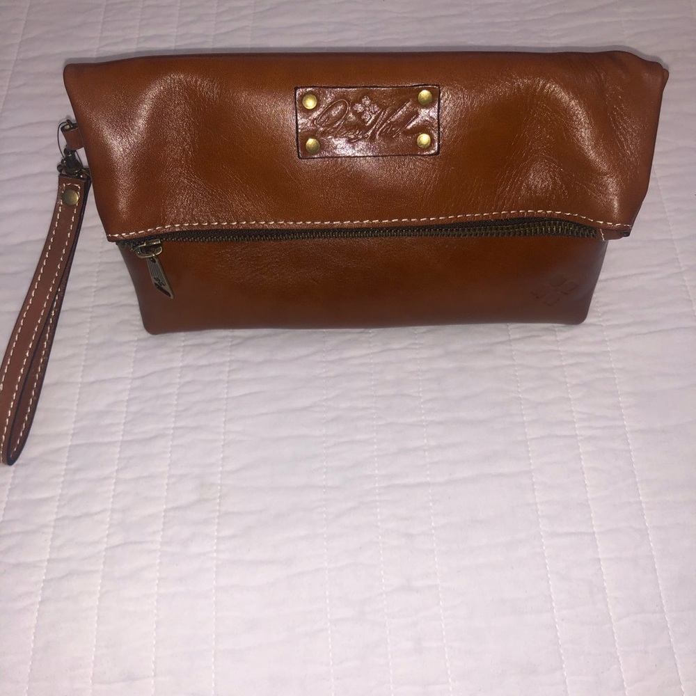 Patricia Nash leather clutch